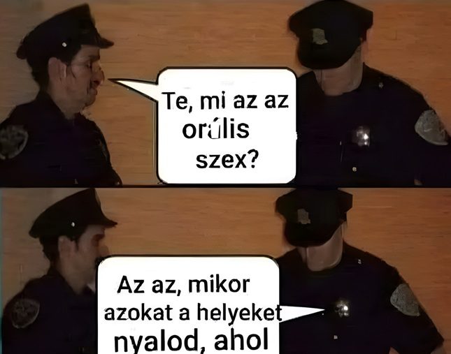 Te mi az az orális…