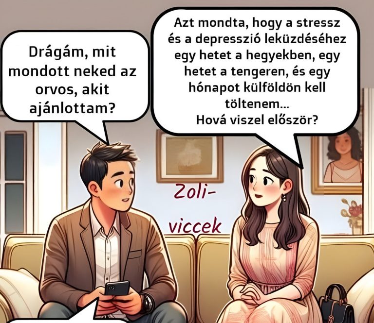 Drágám, mit mondott neked az orvos?