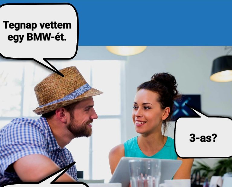 Tegnap vettem egy BMW-t