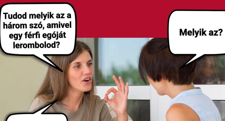 Tudod, melyik az a három szó…