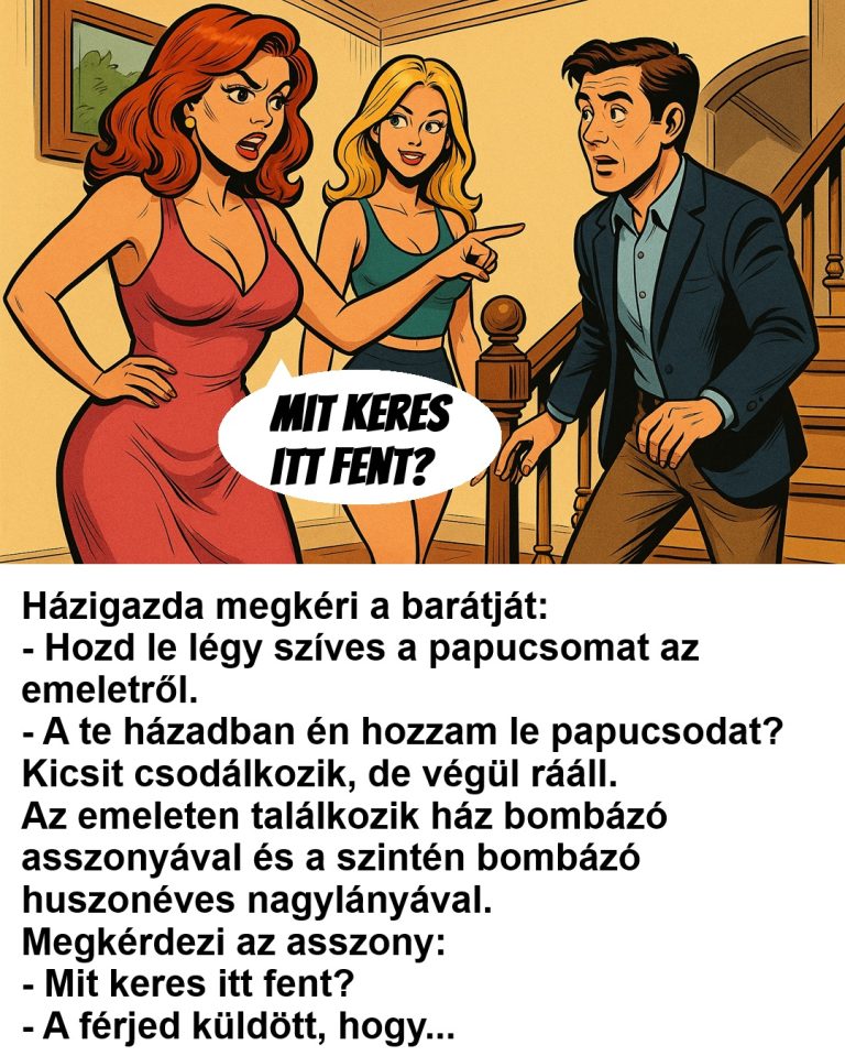 Egyik este a házigazda, Ödön, lazán odaszól a barátjának