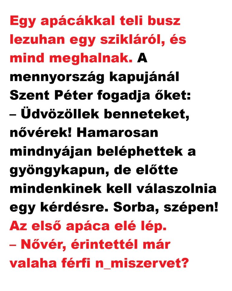 VICC: Egy apácákkal teli busz lezuhan egy szikláról