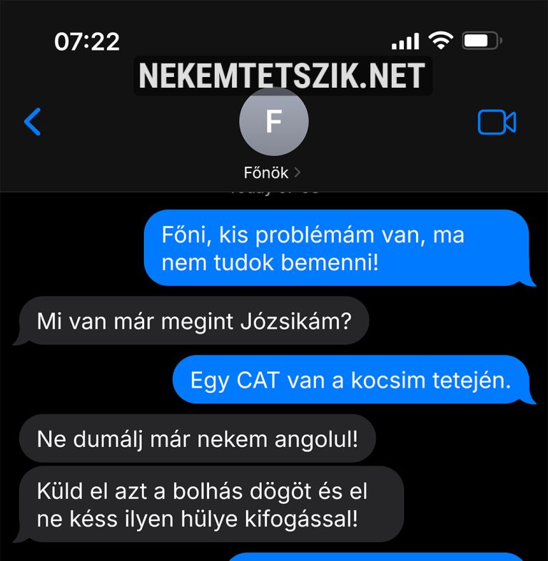 Probléma van, ma nem tudok bemenni