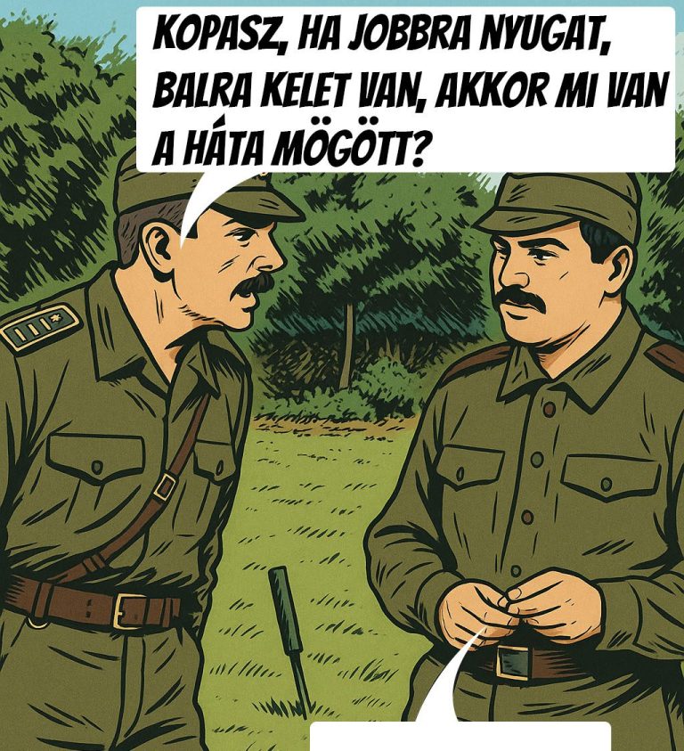 Ha jobbra nyugat…