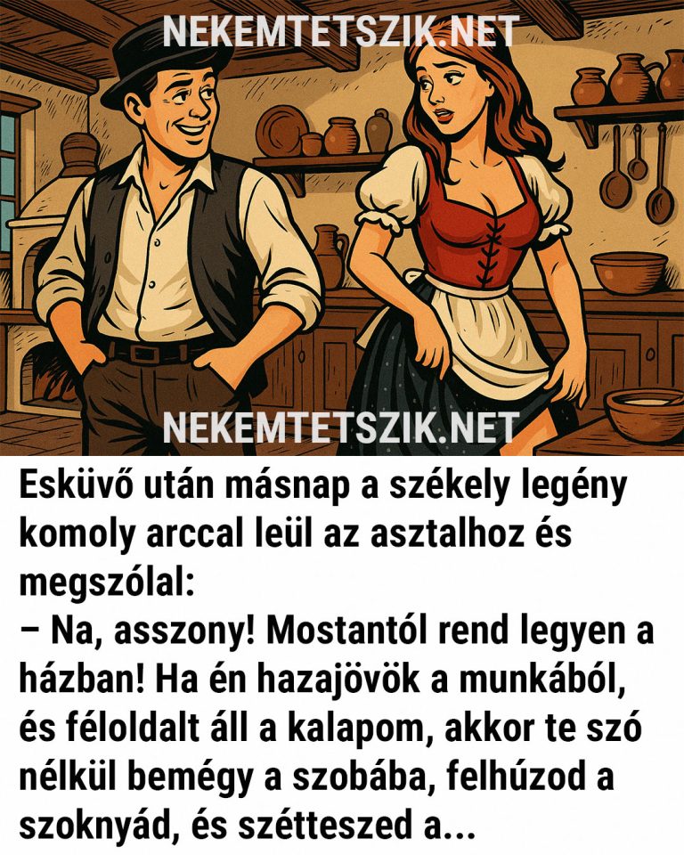 Esküvő után a székely legény