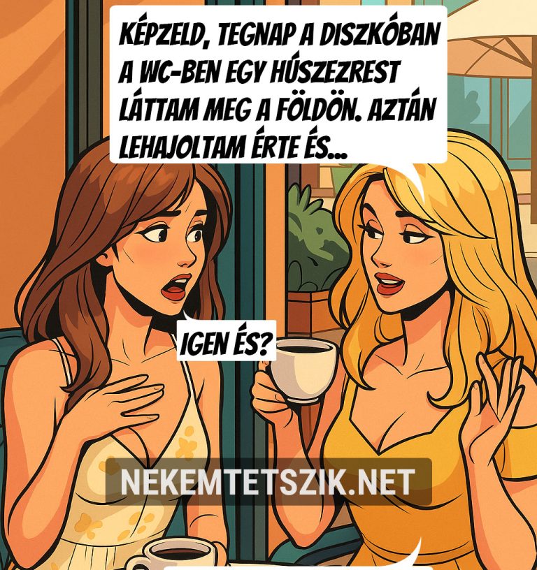 Képzeld tegnap a diszkóban…