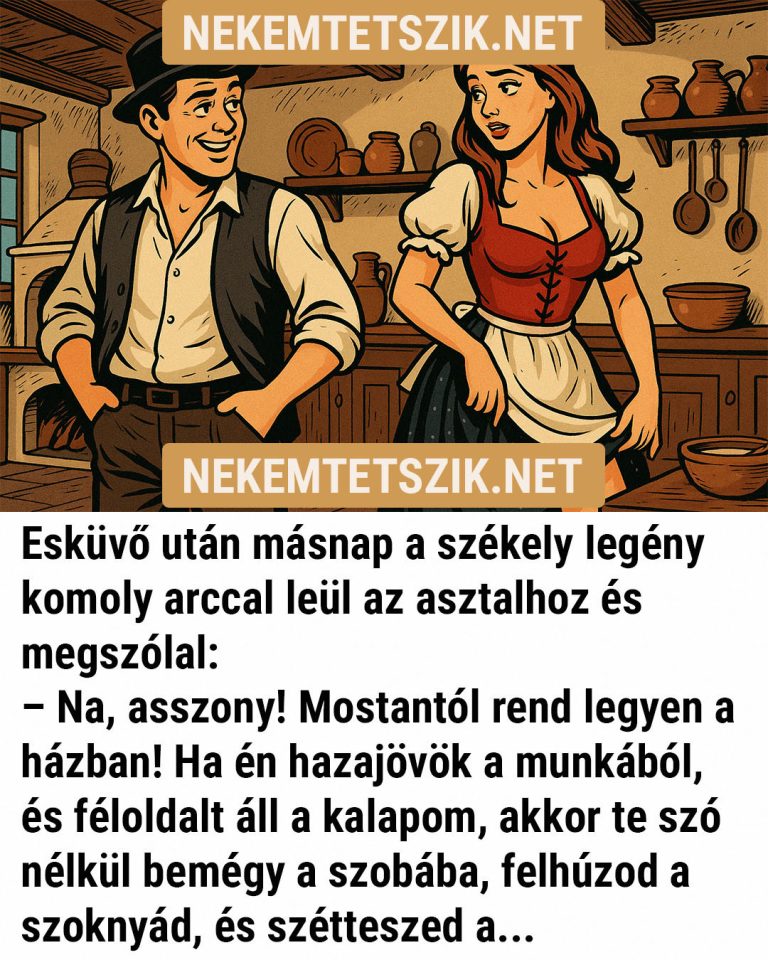 Esküvő után másnap a székely legény