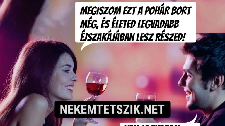 Megiszom ezt a pohár bort
