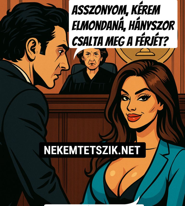 Asszonyom, kérem elmondaná…
