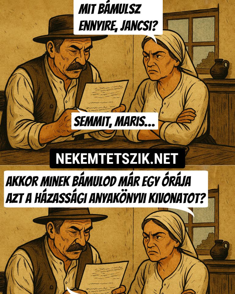 Mit bámulsz ennyire, Jancsi?