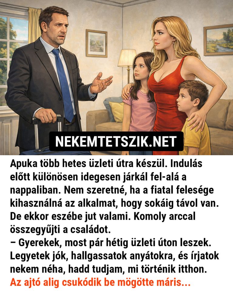 Apuka több hetes üzleti útra készül