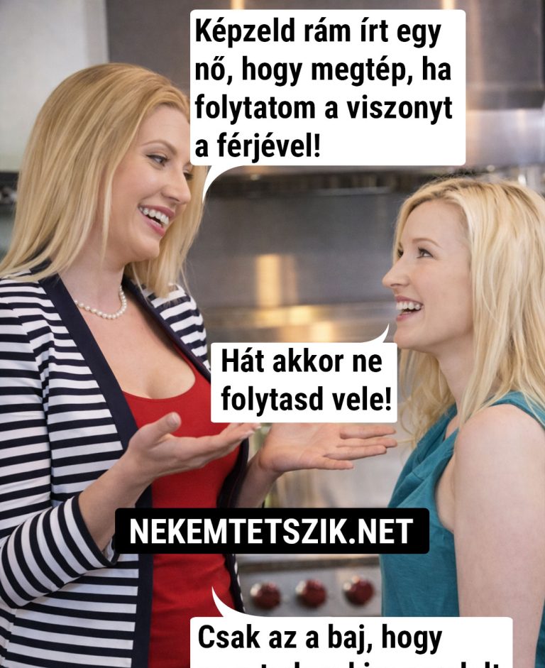 Képzeld, rám írt egy nő…