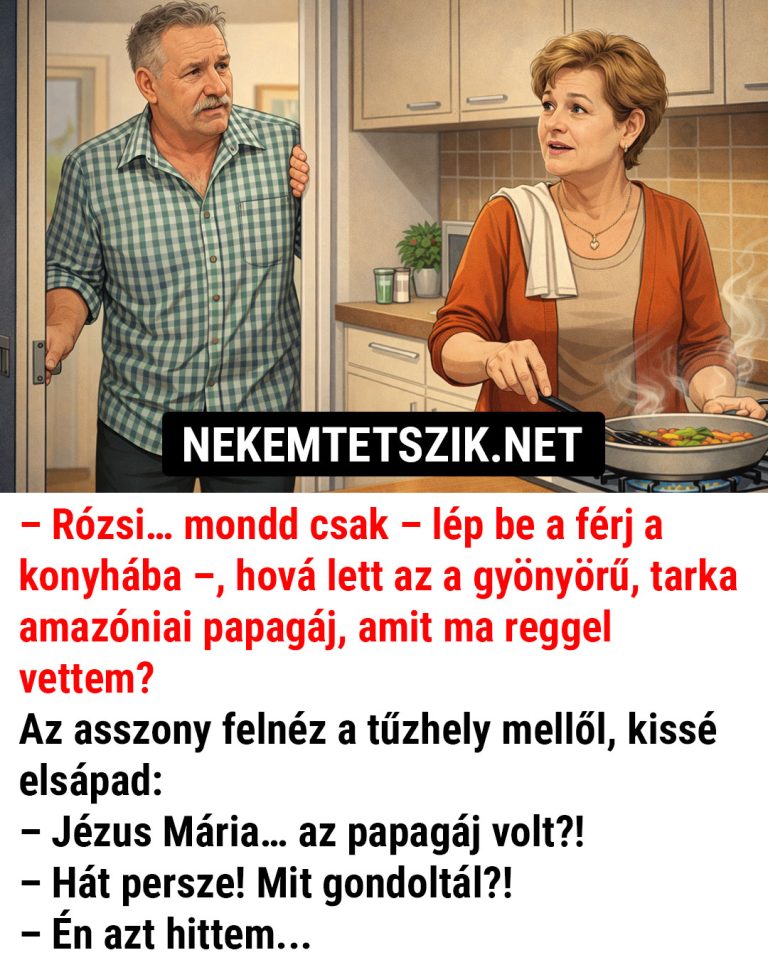 Rózsi, hová lett az a gyönyörű papagáj?