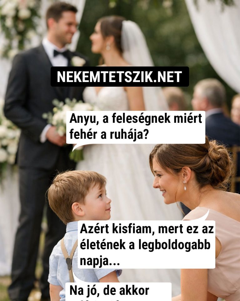 A feleségnek miért fehér a ruhája?