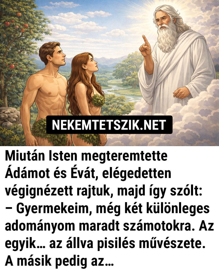 Miután Isten megteremtette Ádámot és Évát