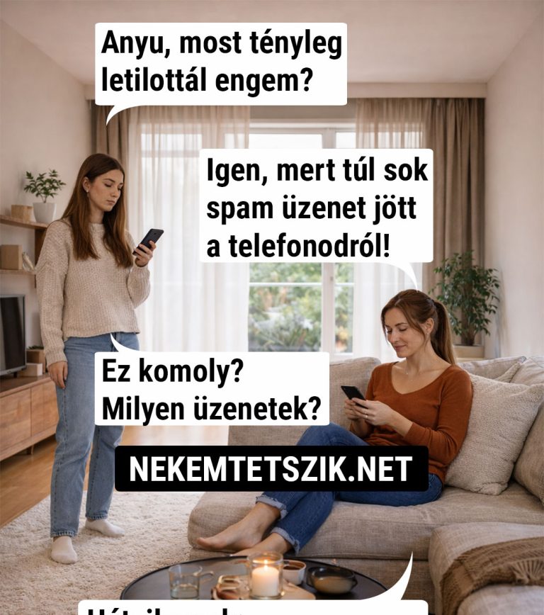 Anyu, most tényleg letiltottál engem?
