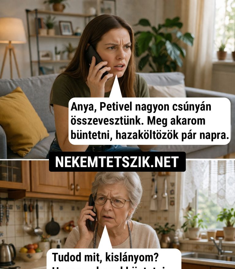 Anya, Petivel nagyon csúnyán…