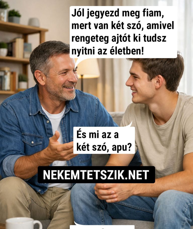 Jól jegyezd meg, fiam!