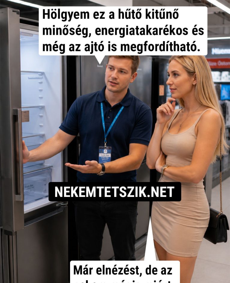 Hölgyem, ez a hűtő…