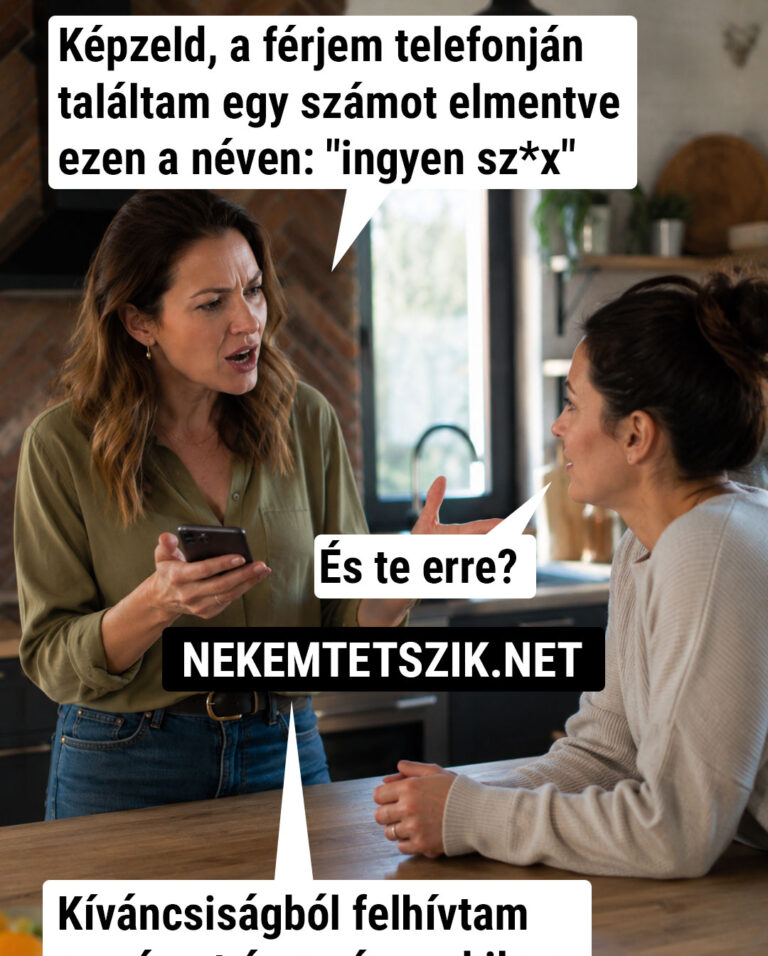 Képzeld, a férjem telefonján találtam egy…