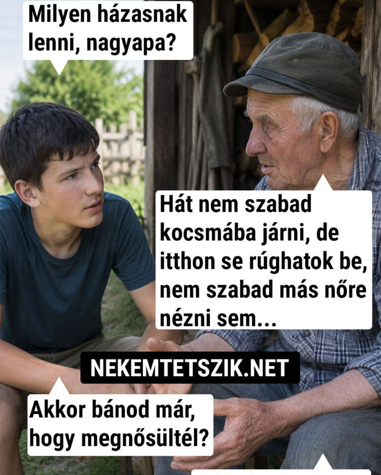 Milyen házasnak lenni, nagyapa?