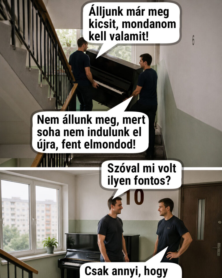 Két költöztető munka közben…