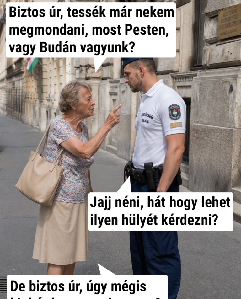 Erre a válaszra még a rendőr sem volt felkészülve