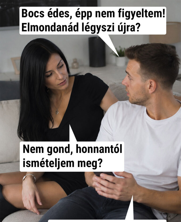 Bocs édes, épp nem figyeltem!