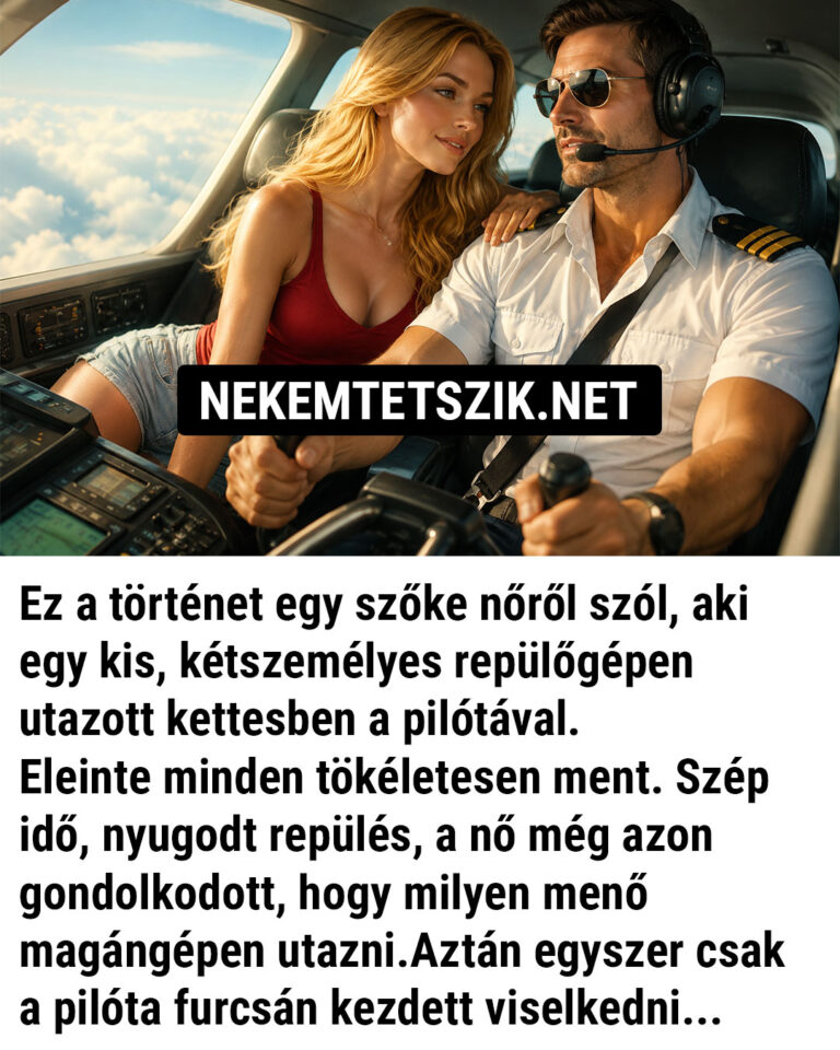 Ez a történet egy szőke nőről szól, aki egy kétszemélyes repülőgépen utazott