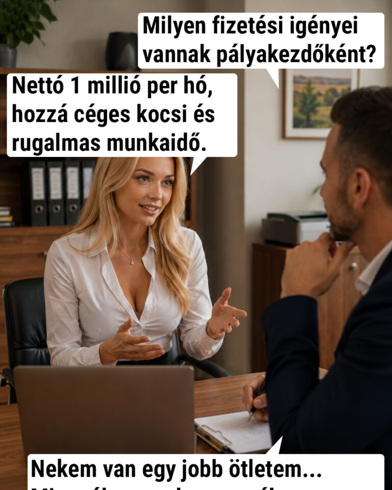 A jelölt nagyot mondott, de a főnök válasza még nagyobbat szólt