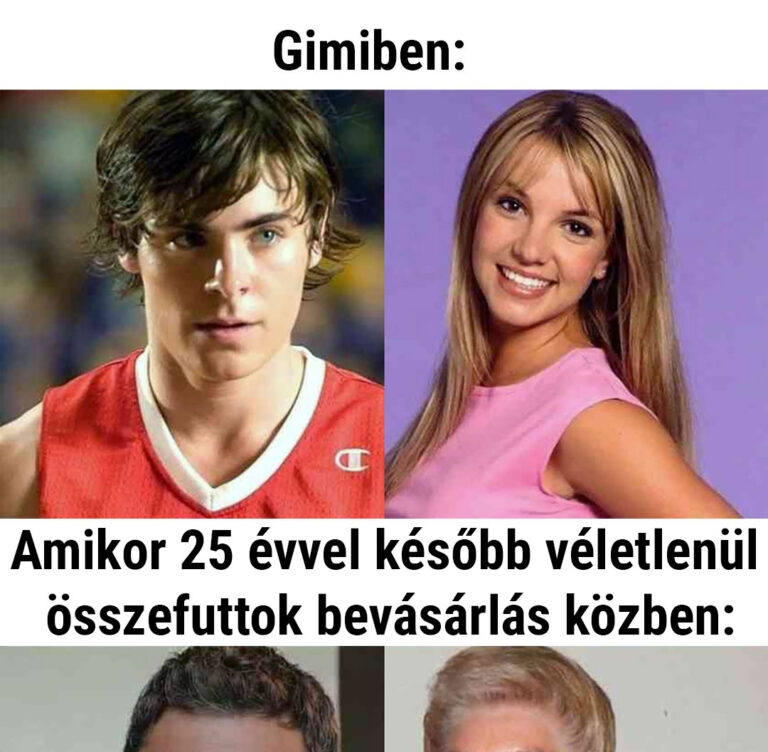 Amikor gimi után 25 évvel véletlenül összefuttok bevásárlás közben: