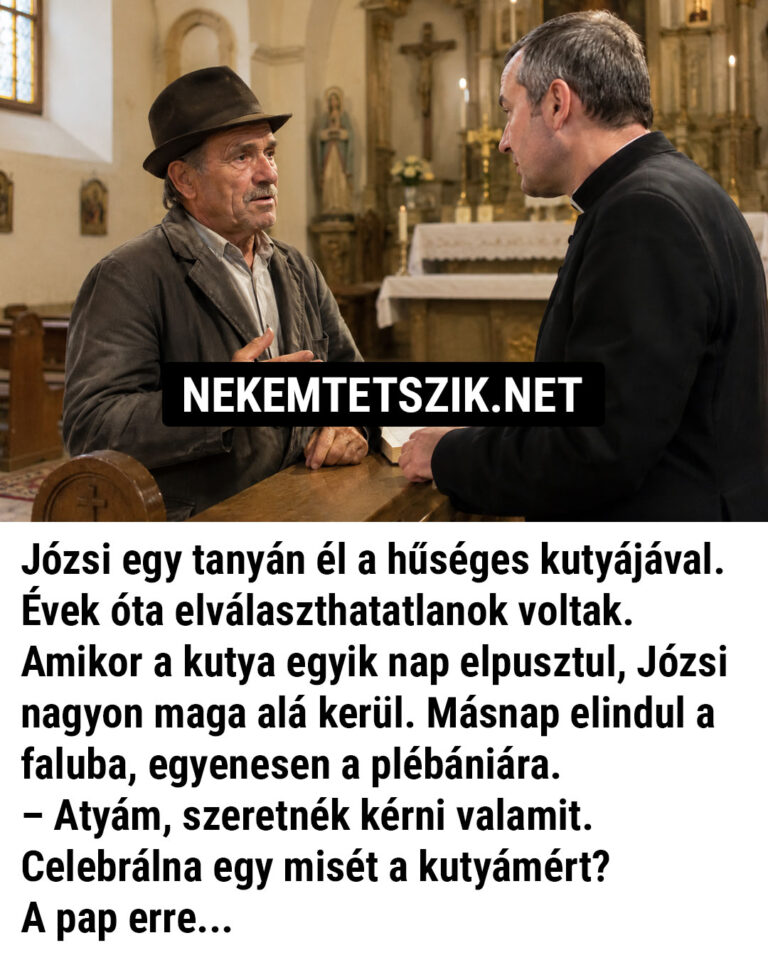 Józsi hosszú évek óta egy tanyán él a hűséges kutyájával