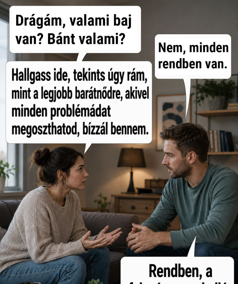 Drágám, valami baj van?