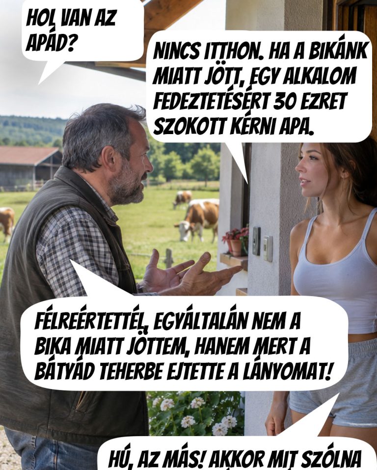 A dühös férfi az apát kereste, de nem a bika miatt