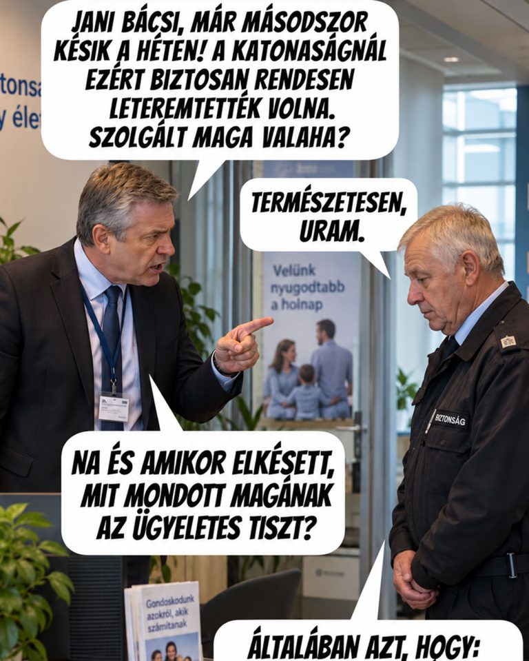Katonai fegyelemre emlékeztette a főnöke, de váratlan választ kapott