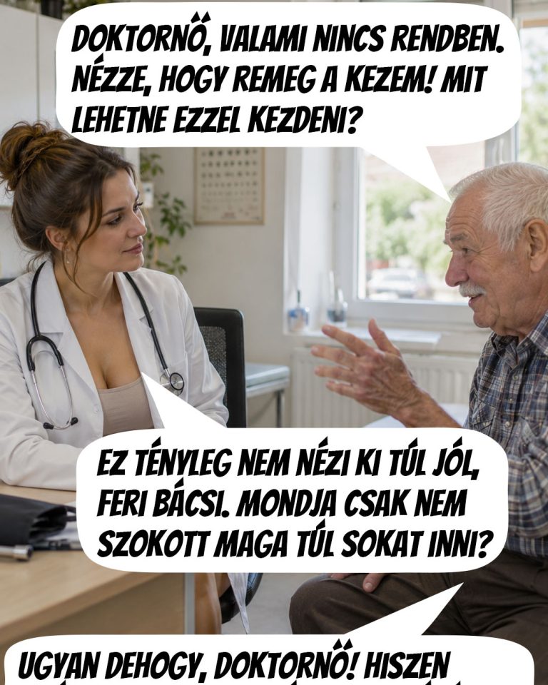 Remegett mint a kocsonya, de a doktornőnek volt egy megérzése