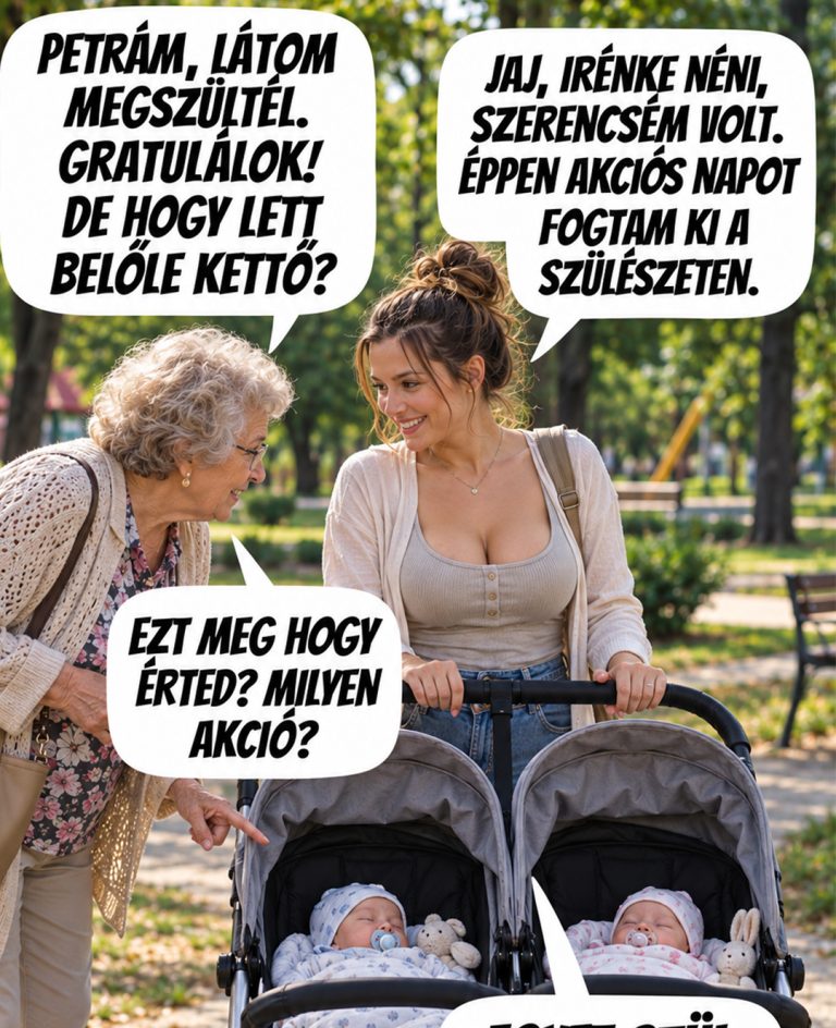 Az idős néni nem értette, hogyan lett hirtelen kétszer akkora a család