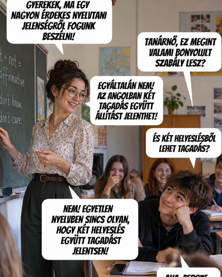 A szemtelen diáknak még az angoltanár eszén is sikerül kifognia