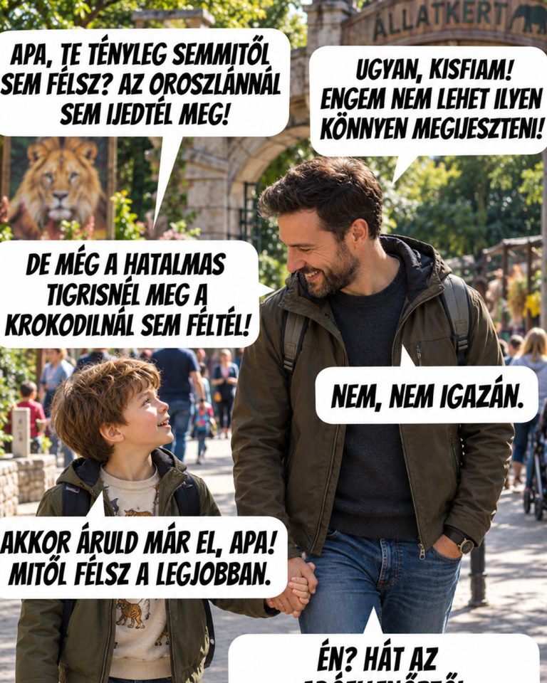 Az állatkert után a kisfiú megkérdezte, mitől fél az apukája a legjobban