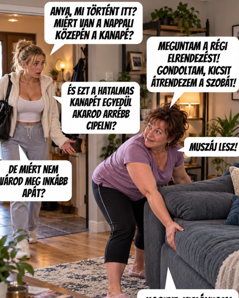 Amikor a lánya váratlanul betoppant, megdöbbent mire készül az anyja