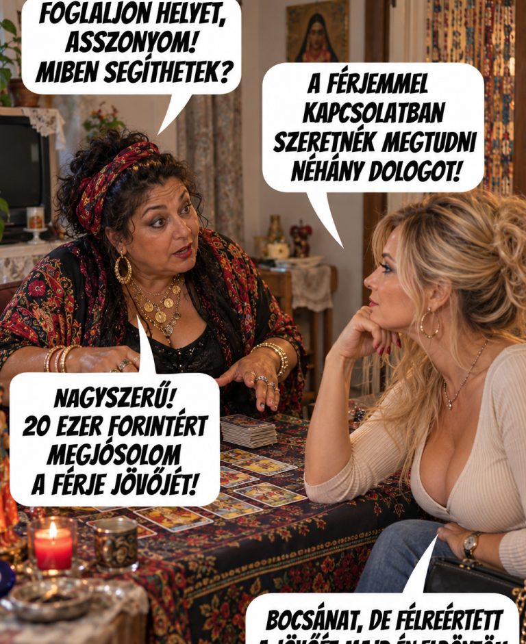A jósnő sok mindent hallott már, de ez még neki is új volt