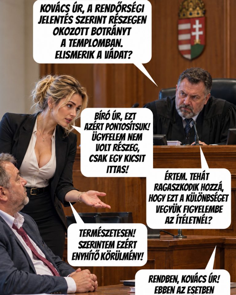 Az ügyvédnő szerint a védence nem volt részeg