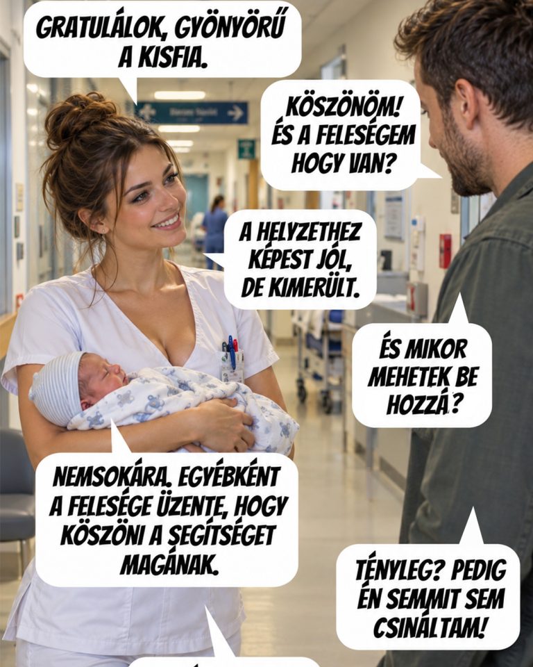 A nővér egyetlen mondattal helyretette az újdonsült apukát!